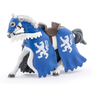 Papo Horse Of Lion Knight W/Lance Hand Painted Figurine - Heirloom Quality Collectible No. 39759