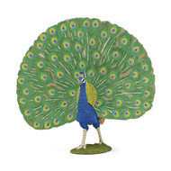 Papo Peacock Hand Painted Figurine - Heirloom Quality Collectible No. 51161