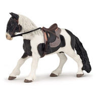 Papo Pony With Saddle Hand Painted Figurine - Heirloom Quality Collectible No. 51117