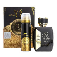 Ard Al Zaafaran Oud 24 Hours Eau de Parfum Spray + Deodorant for Unisex 3.4 Fl Oz (100 ml)