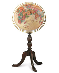 Replogle 22818 16" Cambridge Globe, Antique Walnut