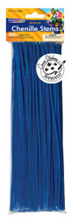 Creativity Street Chenille Stems/Pipe Cleaners 12 Inch x 4mm 100-Piece, Dark Blue