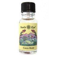 Sun's Eye Coco Rose Herbal Fragrance Oil - 1/2 Ounce Bottle
