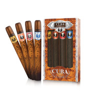 Cuba Original 4-Piece Set For Men, 4 X 1.17 Oz (Gold/Blue/Red/Orange)