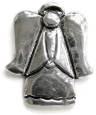 Basic Spirit Pocket Token Coin Angel Shape, Handcrafted Lead-Free Pewter