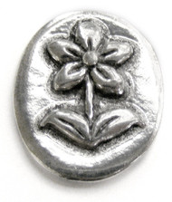 Basic Spirit Pocket Token Coin Flowerjoy, Handcrafted Lead-Free Pewter