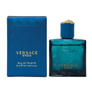 Versace Eros for Men Eau de Toilette Mini Splash, 0.17 Fl Oz (5 ml)