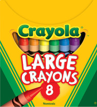 Crayola Large Crayons, School & Art Supplies, 8 Count