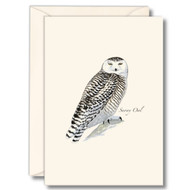 Earth Sky + Water - Sibleys Snowy Owl Notecard Set - 8 Blank Cards with Envelopes