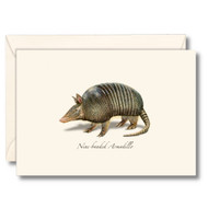 Earth Sky + Water - Nine-banded Armadillo Notecard Set - 8 Blank Cards with Envelopes