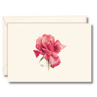 Earth Sky + Water - Rose Notecard Set - 8 Blank Cards with Envelopes