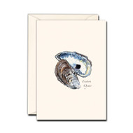 Earth Sky + Water - Eastern Oyster Notecard Set - 8 Blank Cards with Envelopes
