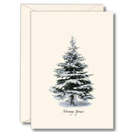 Earth Sky + Water - Winter Spruce Notecard Set - 8 Blank Cards with Envelopes