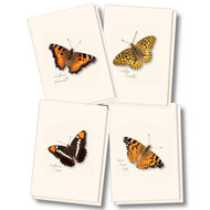 Earth Sky + Water - Western Butterfly Assortment I Notecard Set - 8 Blank Cards with Envelopes (2 each of 4 styles)