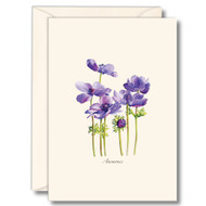 Earth Sky + Water - Anemones Notecard Set - 8 Blank Cards with Envelopes