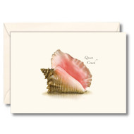 Earth Sky + Water - Queen Conch Notecard Set - 8 Blank Cards with Envelopes