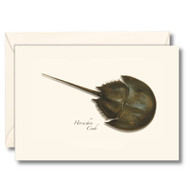 Earth Sky + Water - Horseshoe Crab Notecard Set - 8 Blank Cards with Envelopes