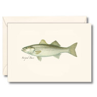 Earth Sky + Water - Striped Bass Notecard Set - 8 Blank Cards with Envelopes