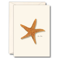Earth Sky + Water - Sea Star Notecard Set - 8 Blank Cards with Envelopes