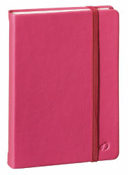 Quo Vadis Habana Bound Journal - 80 Blank Sheets - Ivory Paper - 6 1/4 x 9 2/3 - Rasberry