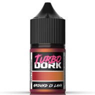 Turbo Dork Ground Is Lava TurboShift Acrylic Paint 22ml Bottle - Water-based Non-Toxic Metallic Color Shifting Paint