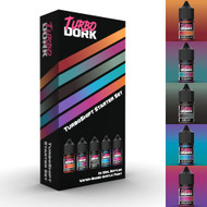 Turbo Dork TurboShift Starter Set Acrylic Paints - Waterbased Non-Toxic Metallic Color Shifting Acrylic Paints
