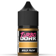 Turbo Dork Gold Rush Metallic Acrylic Paint 22ml Bottle - Water-based Non-Toxic Metallic Finish Paint
