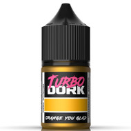 Turbo Dork Orange You Glad Metallic Acrylic Paint 22ml Bottle - Water-based Non-Toxic Metallic Finish Paint