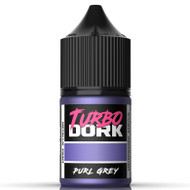 Turbo Dork Purl Grey Metallic Acrylic Paint 22ml Bottle - Water-based Non-Toxic Metallic Finish Paint
