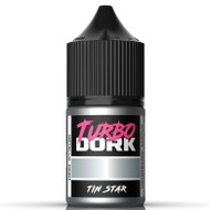 Turbo Dork Tin Star Metallic Acrylic Paint 22ml Bottle - Water-based Non-Toxic Metallic Finish Paint