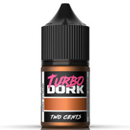 Turbo Dork Two Cents Metallic Acrylic Paint 22ml Bottle - Water-based Non-Toxic Metallic Finish Paint
