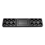 Turbo Dork Non-Stick Silicone Paint Palette, Large Black