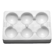 Turbo Dork Non-Stick Silicone Paint Palette, Small White