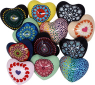 Mandala Chime Hearts ASSORTED (1 piece randomly chosen)