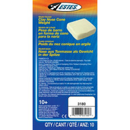 Estes 3180 Clay Nose Cone Weight for Model Rockets (10 Pack)