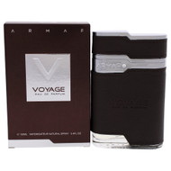 Armaf Voyage Brown EDP for Men  EDP Spray, 3.4 oz, Woody Spicy