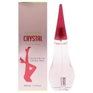 Fragluxe Crystal Eau de Toilette Women Floral Gourmand Scent 3.3 oz Spray