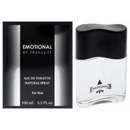 Fragluxe Emotional Eau de Toilette Men Aromatic Woody Scent 3.3 oz Spray