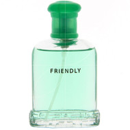 Fragluxe Friendly Eau de Toilette Men Fresh Musky Scent 3.3 oz Spray