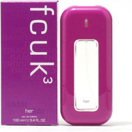 French Connection FCUK 3 EDT for Women  EDT Spray, 3.4 oz, Fresh Aromatic