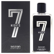 Sezan 7 Nights EDP for Men, Bold Aromatic Fragrance with Cedarwood 3.3 oz Spray