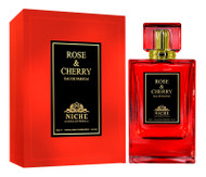 Khalis Rose & Cherry Niche Collection EDP for Women, Floral Fruity 3.4 oz Spray