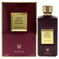 Merve Red Royal Flush Eau de Parfum Unisex Spicy Floral Amber Scent 3.4 oz Spray