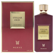 Merve Stellar Oud Eau de Parfum Unisex Oud Citrus Marine Scent 3.4 oz Spray