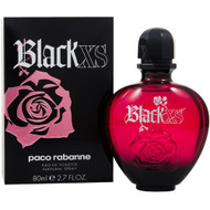 Paco Rabanne Black XS Eau de Toilette Women Fruity Floral Scent 2.7 oz Spray