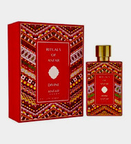 Anfar London Rituals Divine Extrait de Parfum for Women Woody Floral Spicy Fragrance with Lychee Rose and Cashmeran 2.7 oz Spray