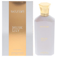 Sezan Musk Lily EDP for Women Soft Floral Powdery Musk Scent 2.9 oz Spray