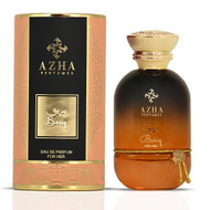 Azha Bariq Eau de Parfum for Women, Oriental Floral Fragrance with Violet Jasmine Saffron and Musky Woods, 3.3 oz Spray