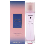 Fragluxe My Love EDT for Women Fresh Floral Fruity Everyday 3.3 oz Spray