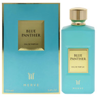 Merve Blue Panther Eau de Parfum Men Floral Woody Vanilla Scent 3.4 oz Spray